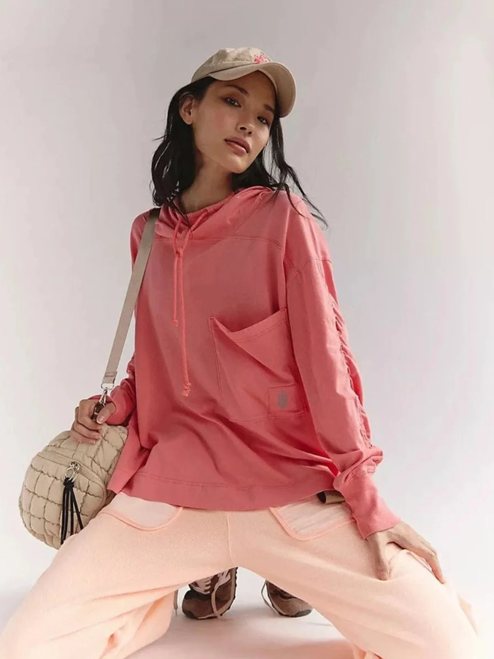 Free People Movement Women's Hot Shot Hooded Layer Oversized Jacket